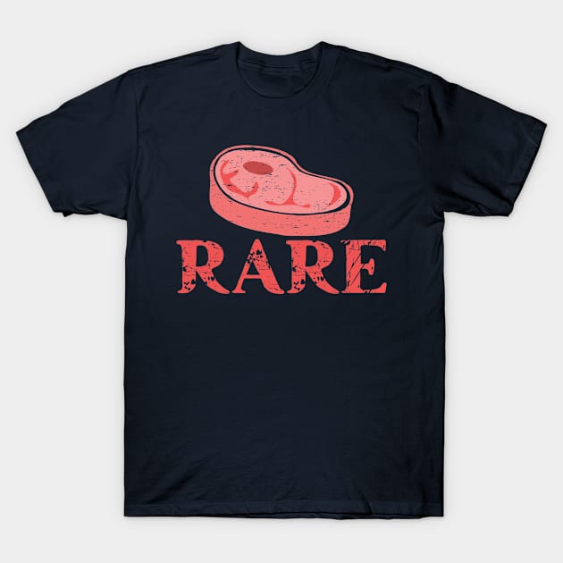 Rare Steak Lover T-Shirt by 4Craig